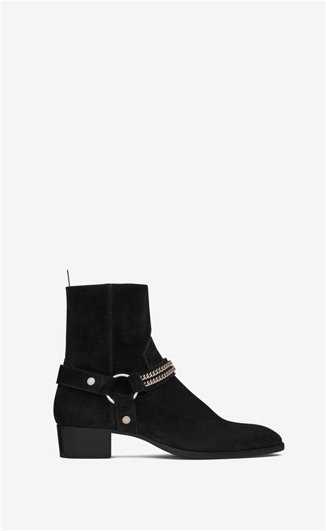 ysl mens boots suede|ysl perfume men's boots.